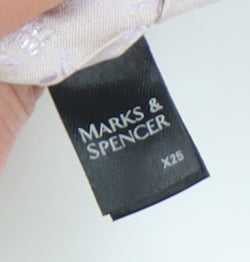 Marks and Spencer Men's Ivory Floral Silk Tie
