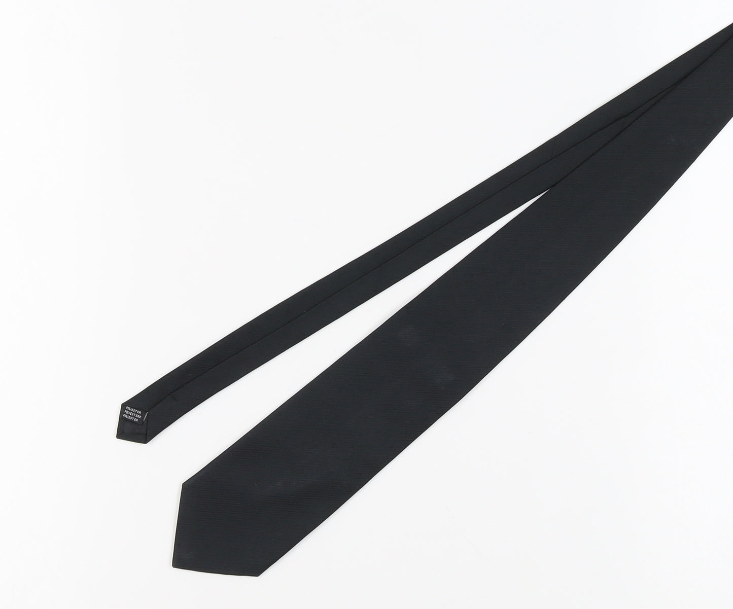 Emilio Due Men's Black Polyester Tie