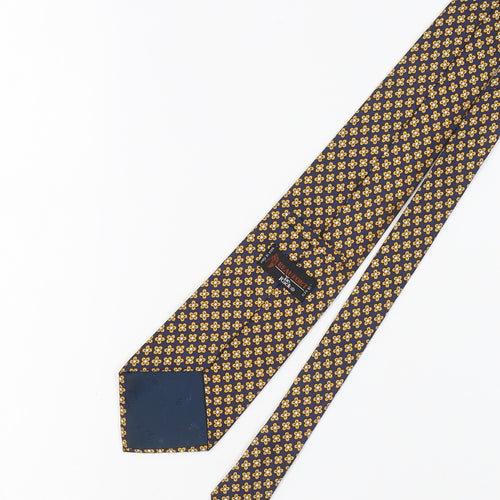Beaufort Men's Blue Floral Silk Tie