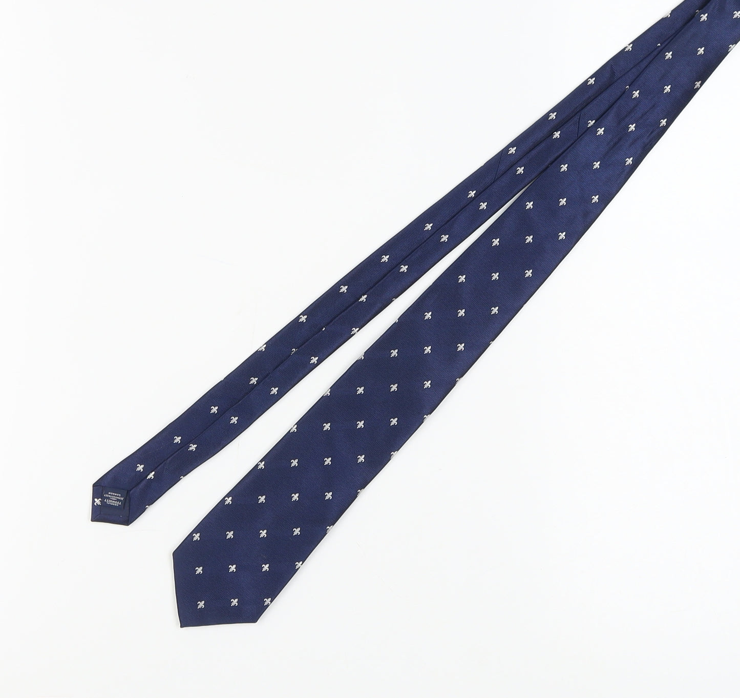 Charles Tyrwhitt Men's Blue Silk Designer Tie