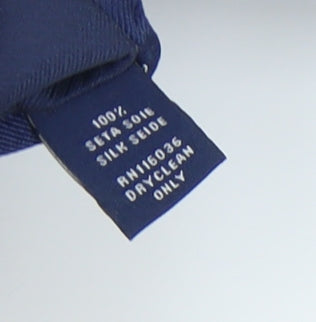 Charles Tyrwhitt Men's Blue Silk Designer Tie