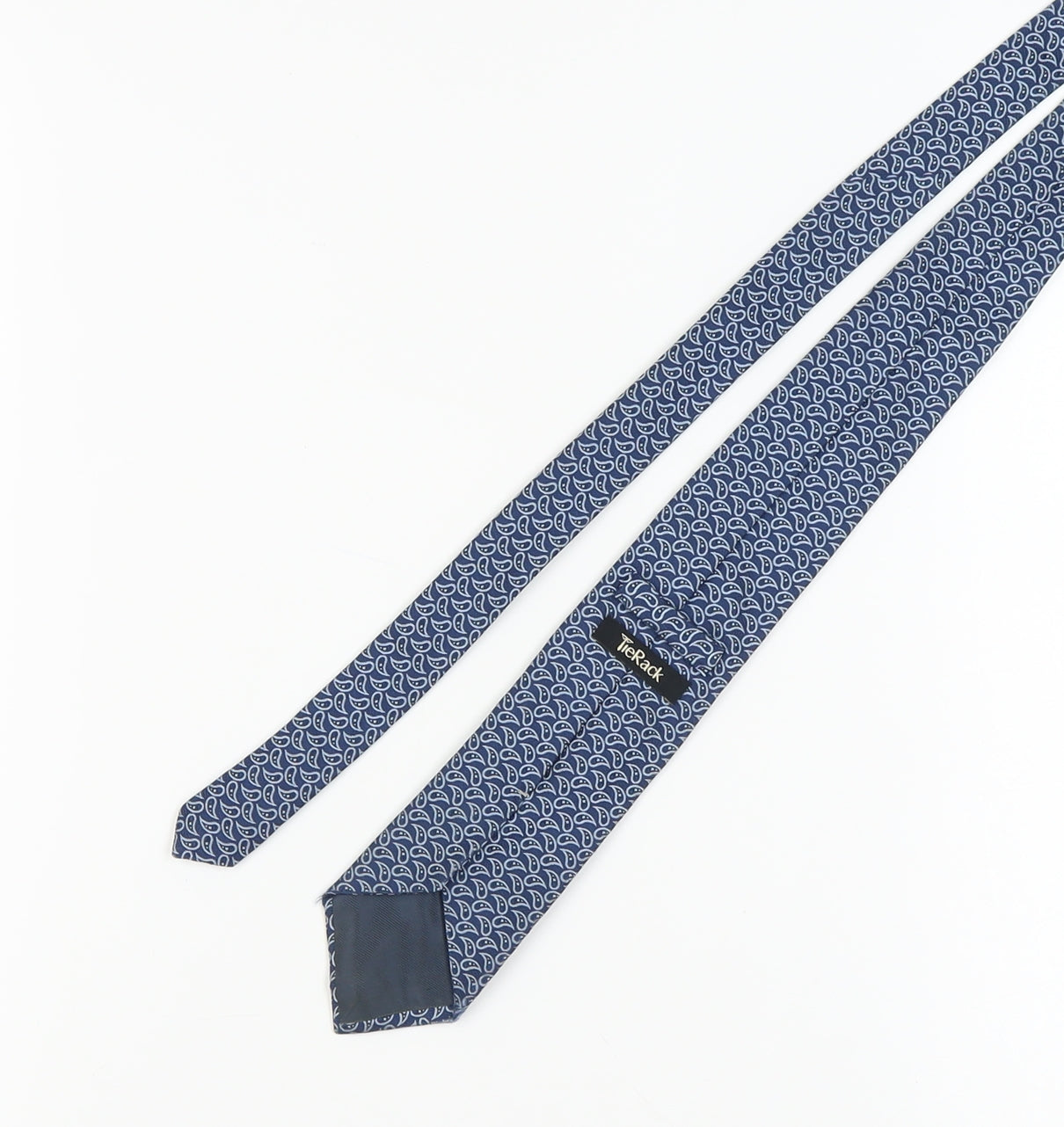 Tie Rack Men's Blue Silk Paisley Tie
