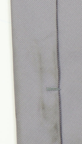 Jeff Banks Men's Grey Silk Tie