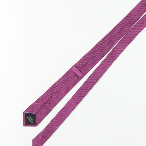French Connection Men's Purple Slim Silk Tie