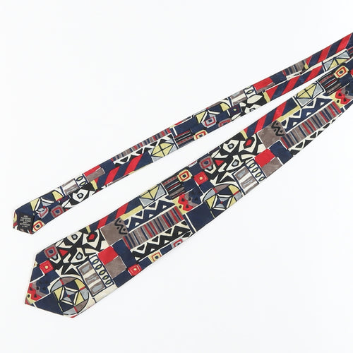 José Piscador Men's Multicoloured Slim Tie in Silk