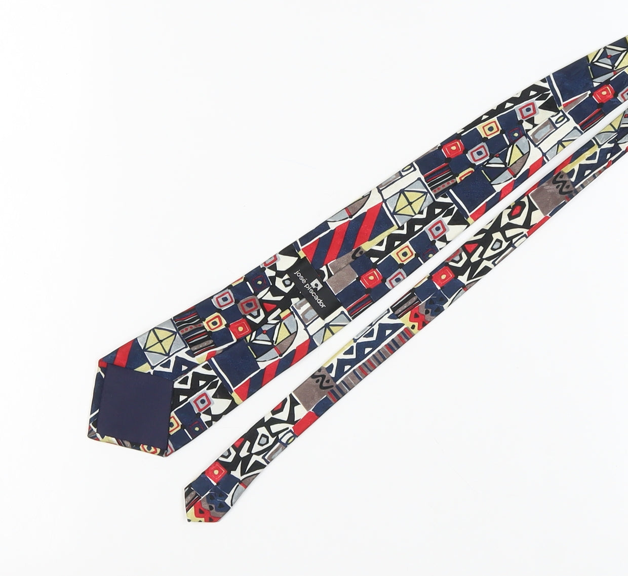 José Piscador Men's Multicoloured Slim Tie in Silk