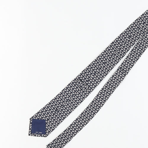 Marks and Spencer Men's Navy Silk Slim Tie