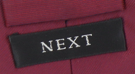 Next Men's Red Silk Tie, Very Good Condition