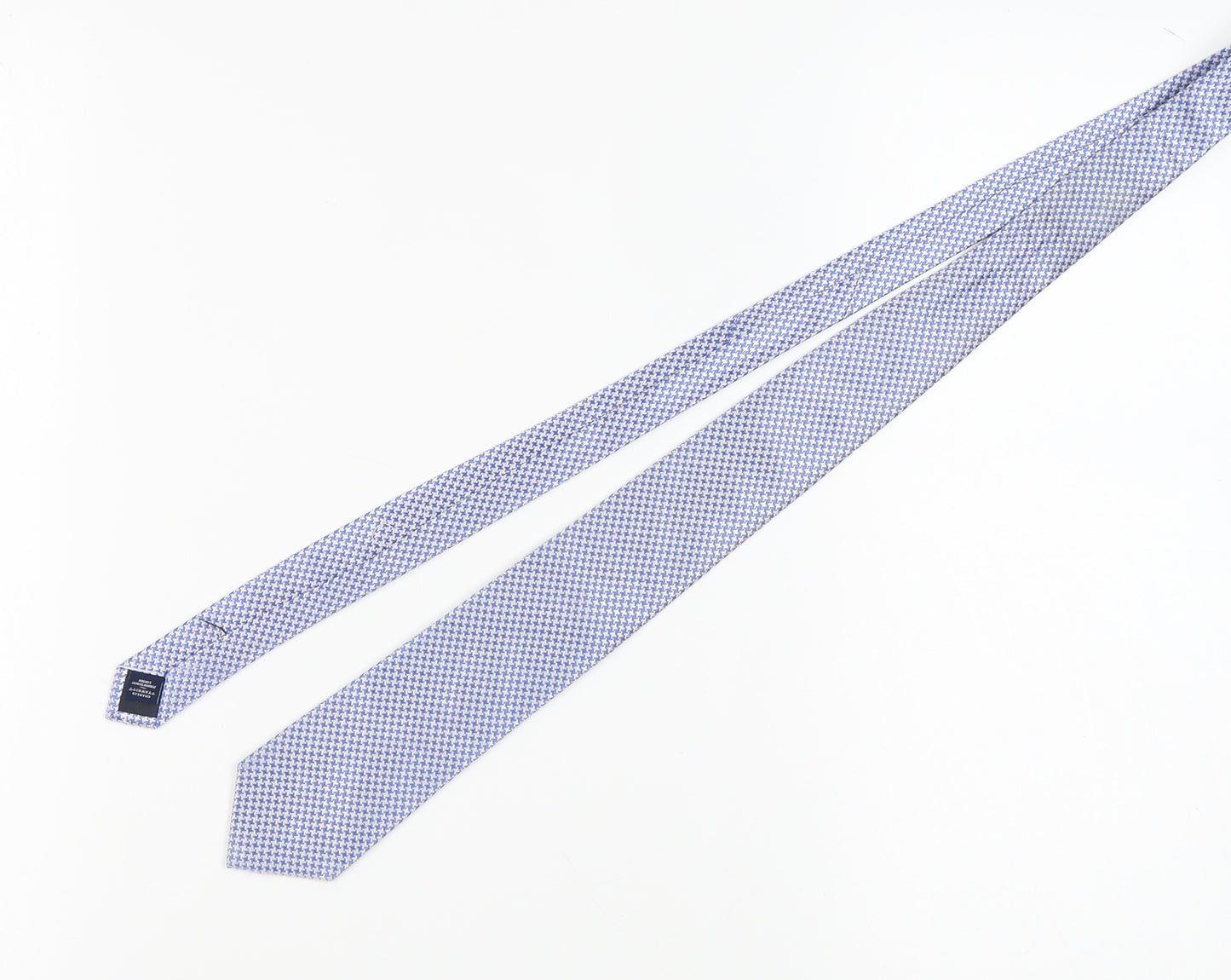 Charles Tyrwhitt Blue Houndstooth Silk Men's Tie