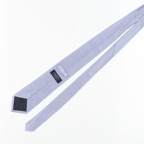 Charles Tyrwhitt Blue Houndstooth Silk Men's Tie