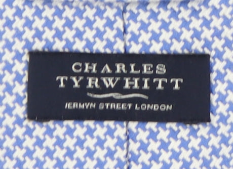 Charles Tyrwhitt Blue Houndstooth Silk Men's Tie