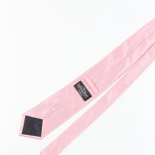 Savile Row Men's Pink Silk Tie, New With Tags