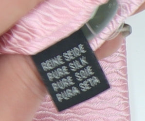 Savile Row Men's Pink Silk Tie, New With Tags