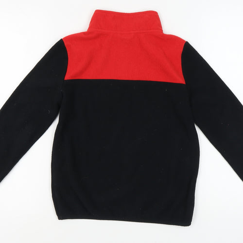 Puma Boys Black & Red Fleece Sweatshirt M - Sports Style
