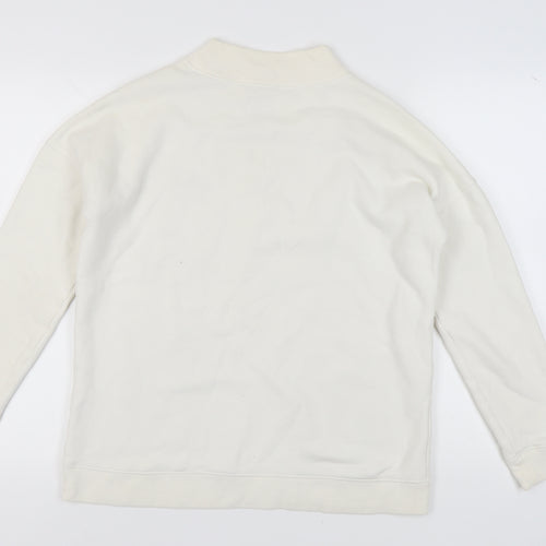 Jack Wills Women's White Pullover Sweatshirt Size 12