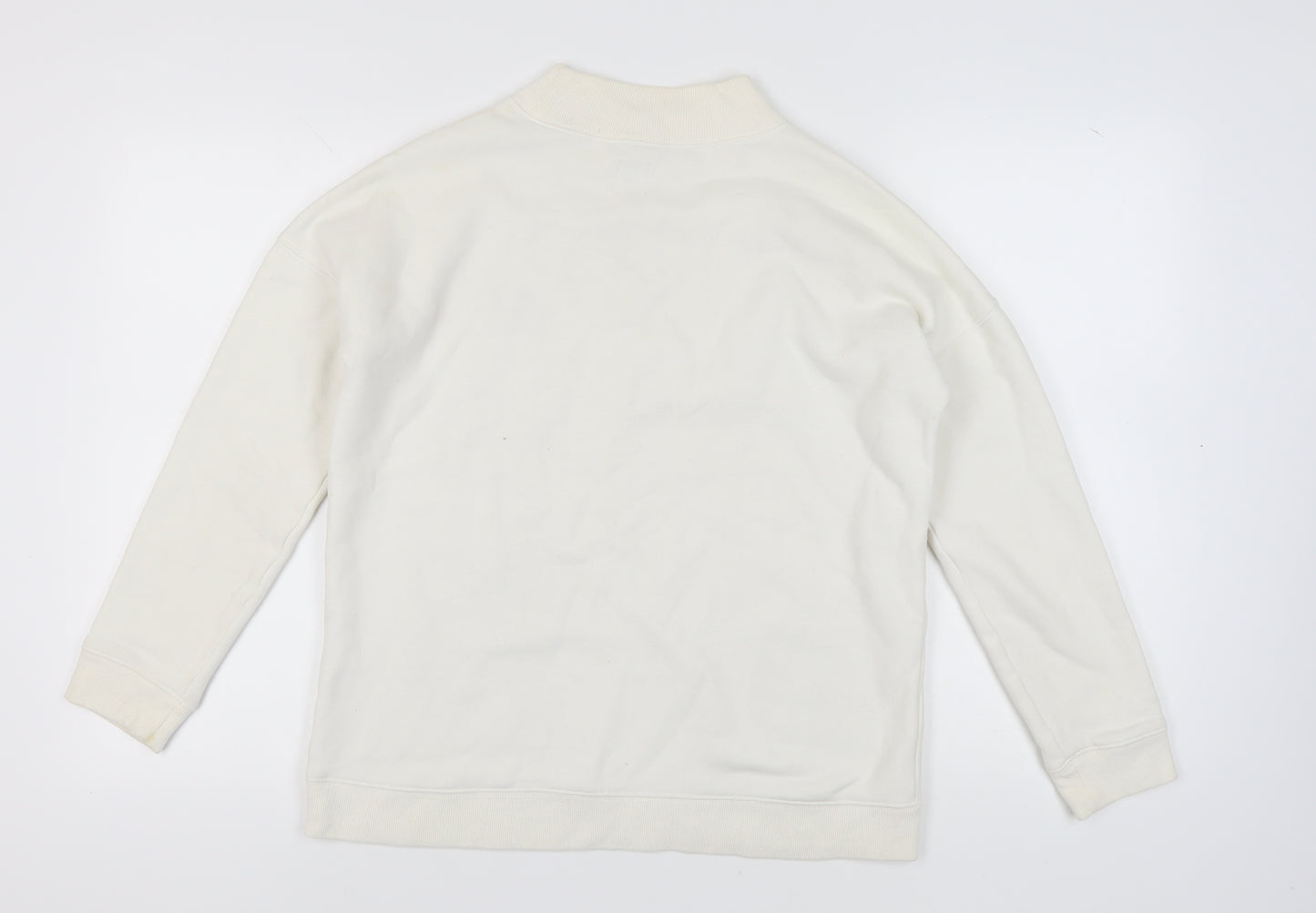 Jack Wills Women's White Pullover Sweatshirt Size 12