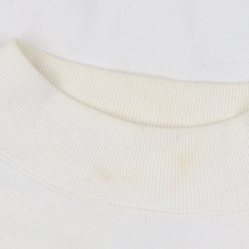 Jack Wills Women's White Pullover Sweatshirt Size 12