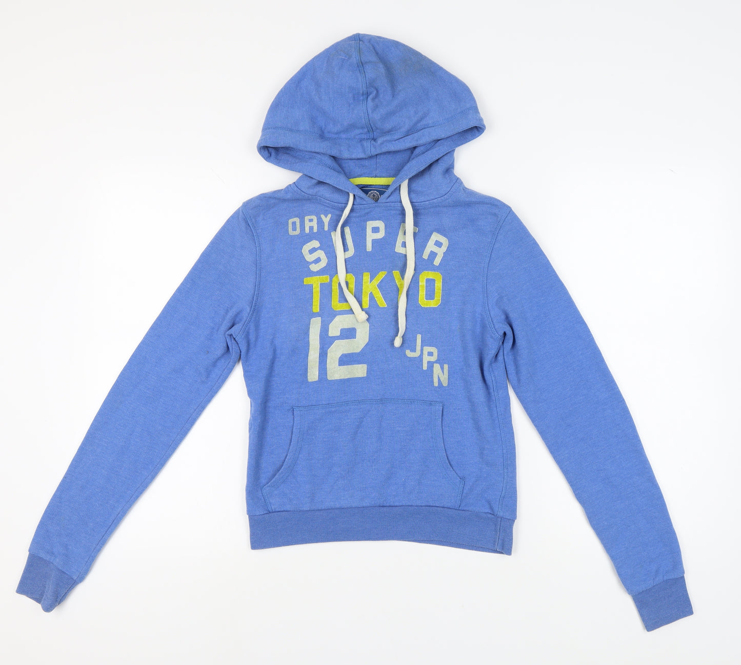 Superdry Women's Blue Pullover Hoodie M Lightweight