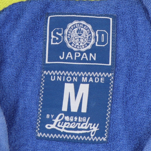 Superdry Women's Blue Pullover Hoodie M Lightweight