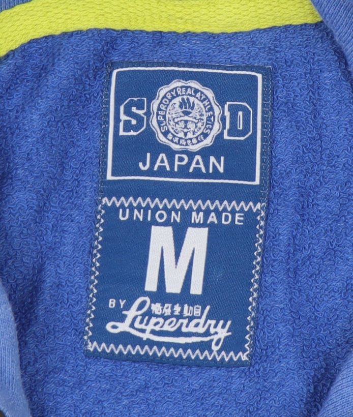 Superdry Women's Blue Pullover Hoodie M Lightweight