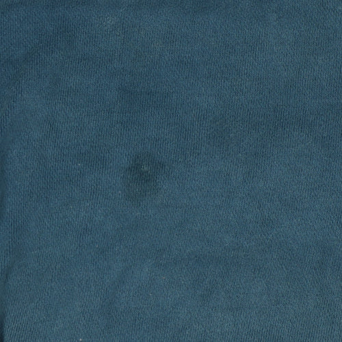 Next Men's Blue Pullover Hoodie, Size S, Hooded, Logo Accent