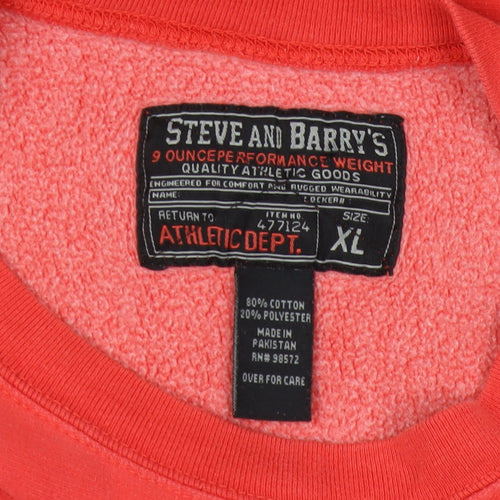 Steve and Barry's Unisex Red Sweatshirt XL