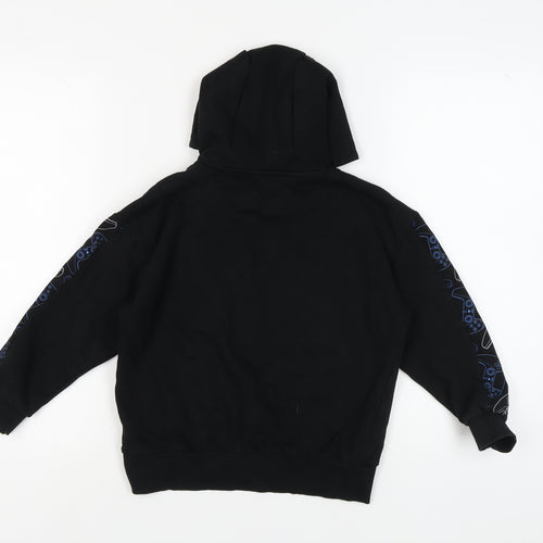PlayStation Boys Black Hoodie 8-9 Years Cotton Gaming