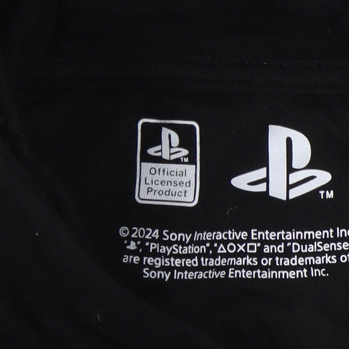 PlayStation Boys Black Hoodie 8-9 Years Cotton Gaming