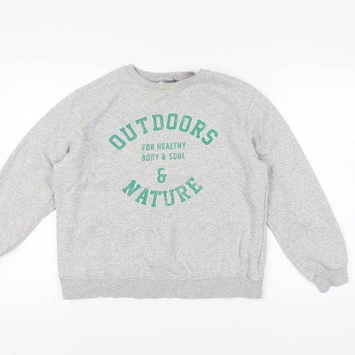 Marks and Spencer Women's Grey Graphic Print Sweatshirt