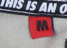 11 Degrees Men's Beige Graphic Sweatshirt Medium