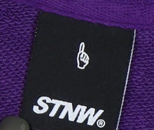 Somethnew Men's Purple Pullover Hoodie M