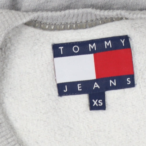 Tommy Jeans Men's Grey XS Logo Crew Sweatshirt