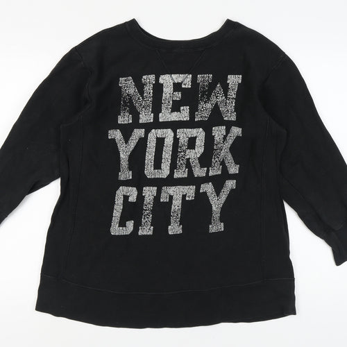 Ralph Lauren Women’s Black NYC Graphic Sweatshirt M