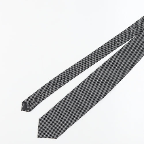Michael Stewart Men's Black Geometric Silk Tie