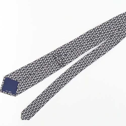 Marks & Spencer Silk Geometric Slim Tie - Men's One Size