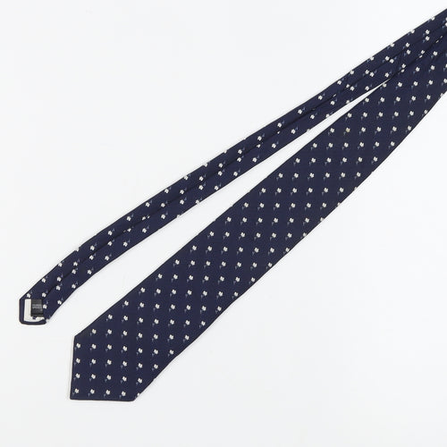 Marks and Spencer Blue Silk Floral Men's Tie One Size