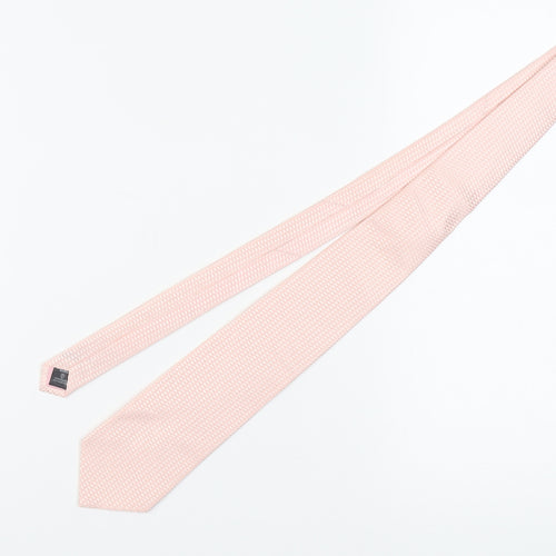 Next Pink Silk Slim Tie for Men