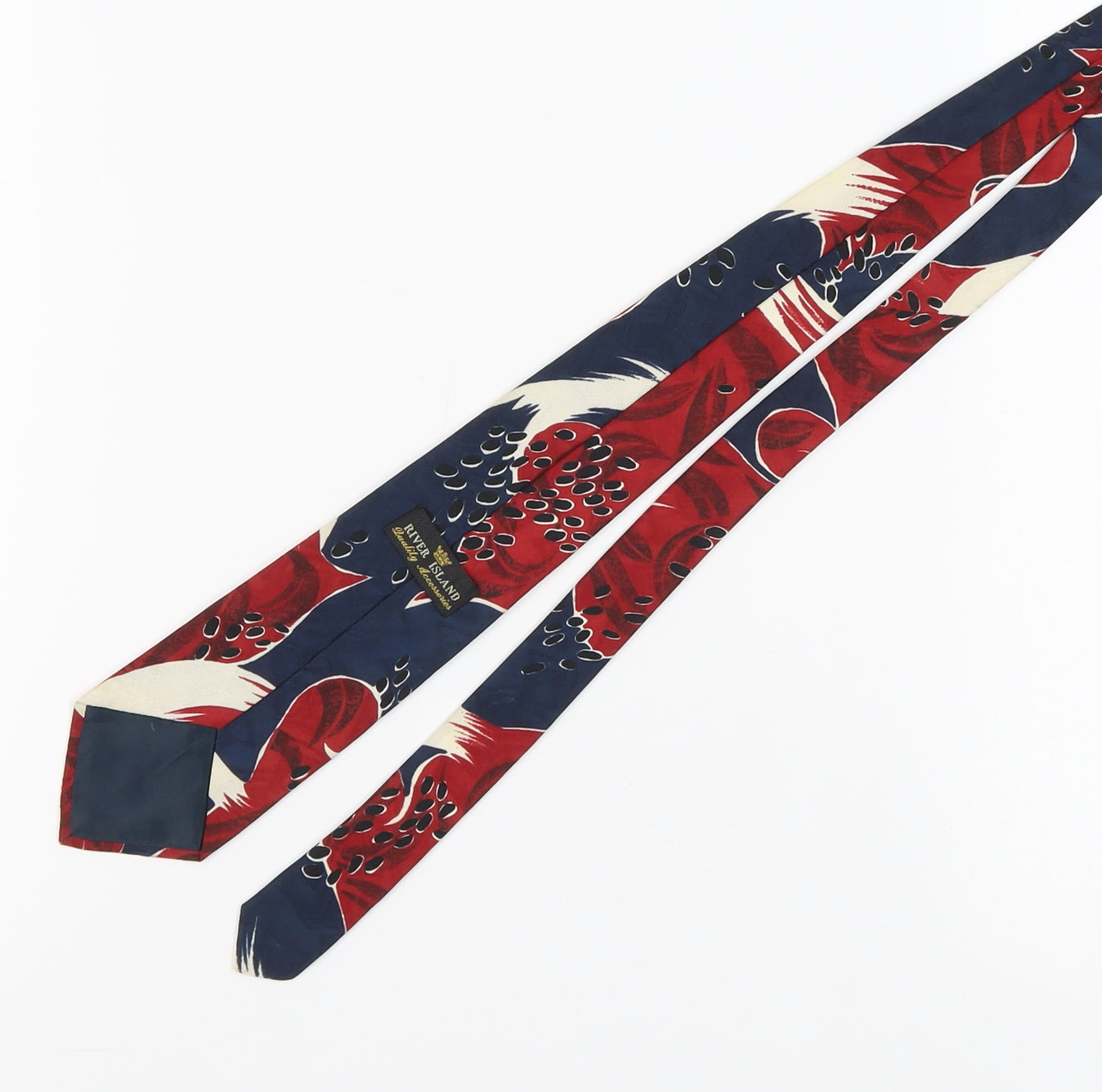 River Island Men's Multicoloured Silk Tie