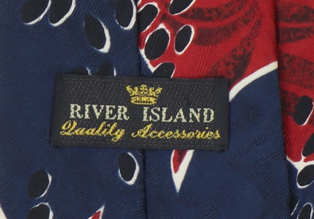 River Island Men's Multicoloured Silk Tie