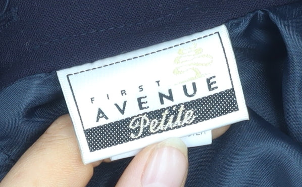 First Avenue Black Petite Women's Skirt Size 10