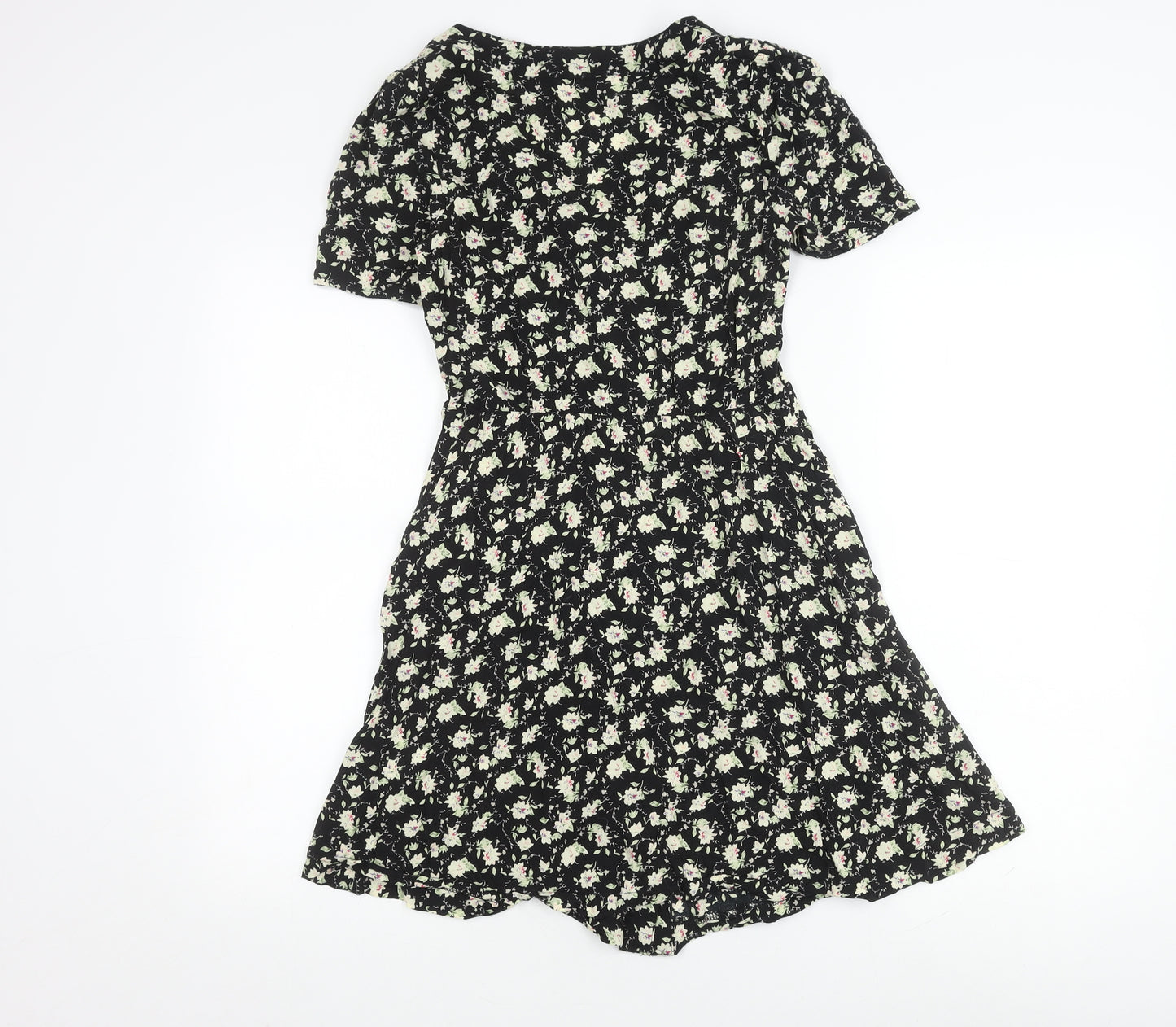 Louche Women's Black Floral XS Shirt Dress