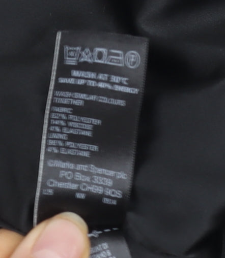 Marks and Spencer Women's Blue Check Pencil Skirt Size 14