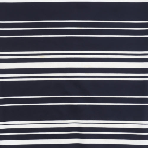 Marks and Spencer Women's Blue Striped Skirt Size 8