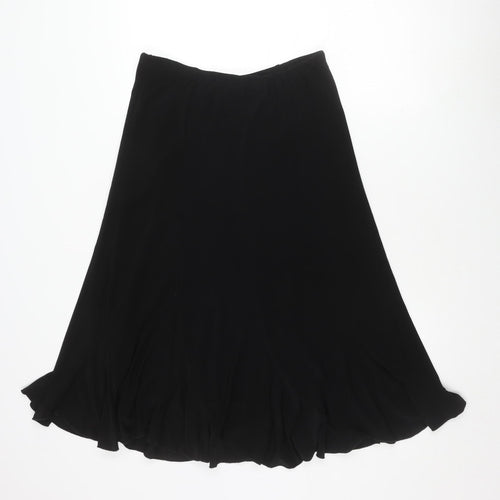 Saloos Women's Black Skirt, Size M, Polyester Blend