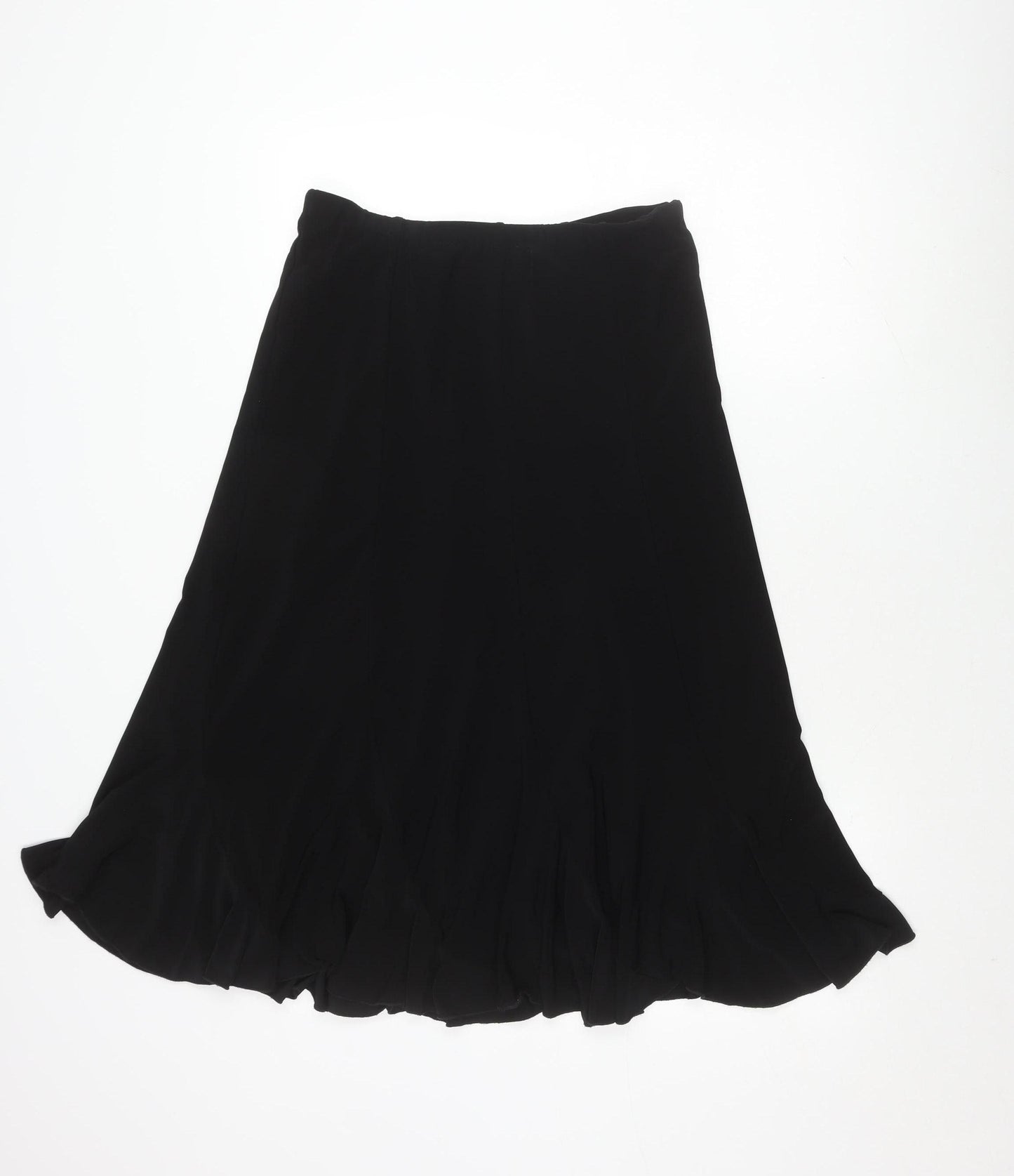 Saloos Women's Black Skirt, Size M, Polyester Blend