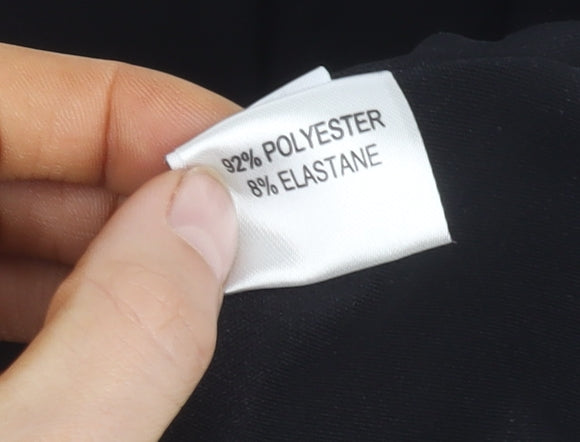 Saloos Women's Black Skirt, Size M, Polyester Blend