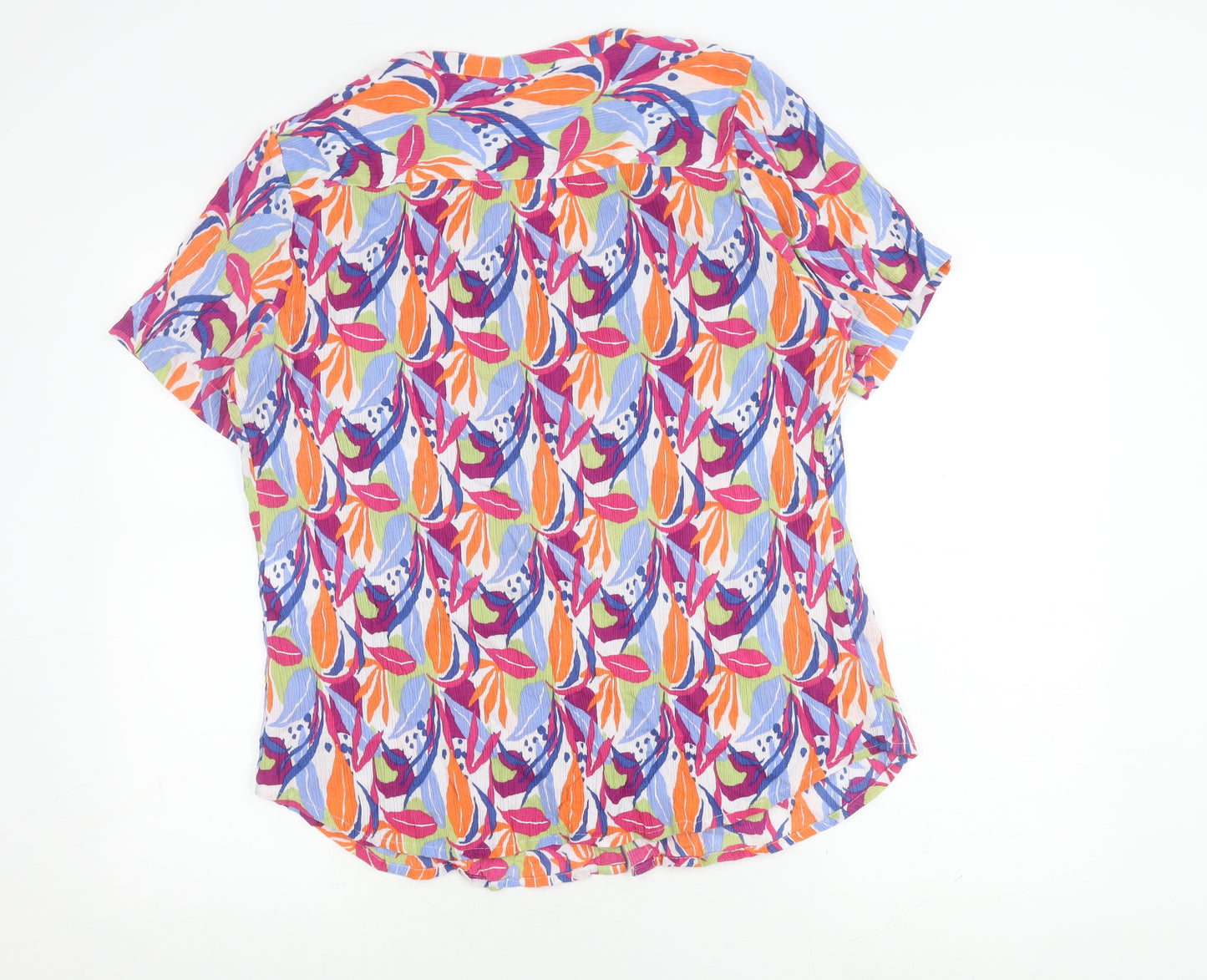 ISLE Women's Multicoloured Floral Blouse Size 22