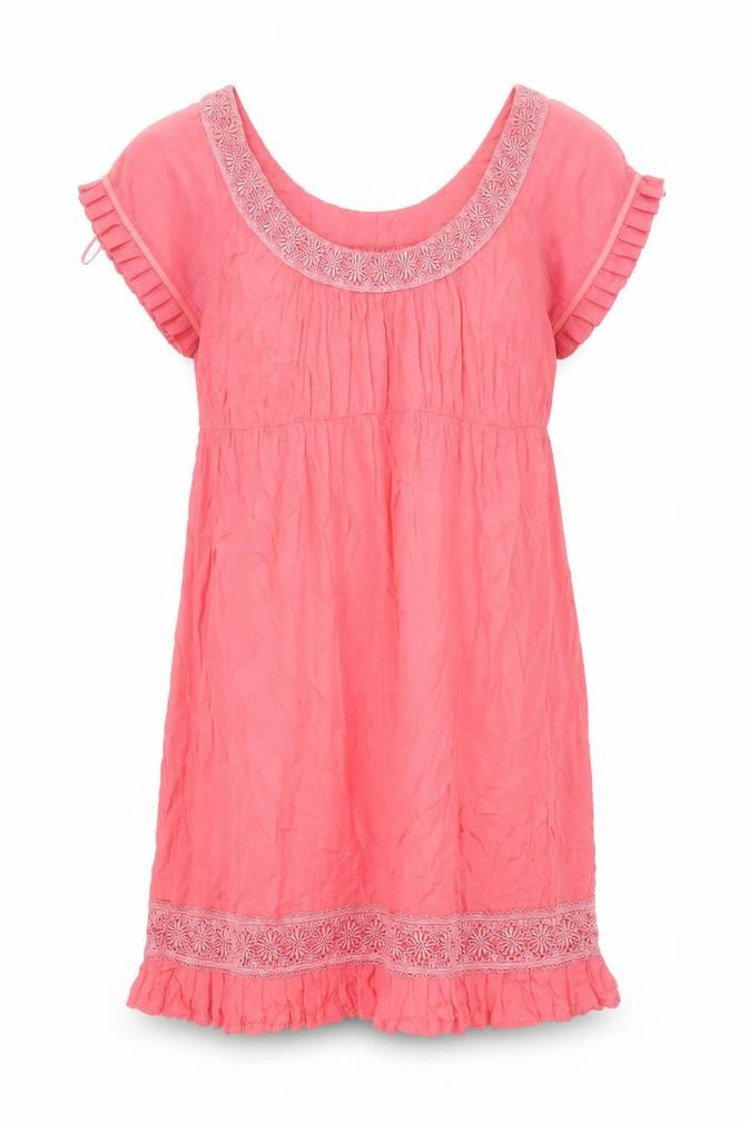 Miss Selfridge Women’s Pink Embroidered Shift Dress
