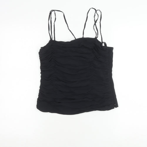 Monsoon Women's Black Silk Camisole Tank Size 12