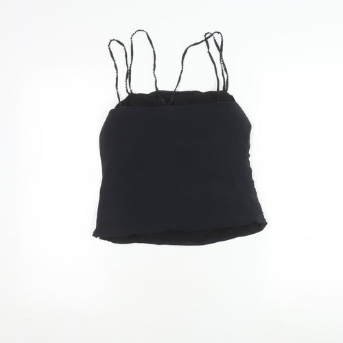 Monsoon Women's Black Silk Camisole Tank Size 12
